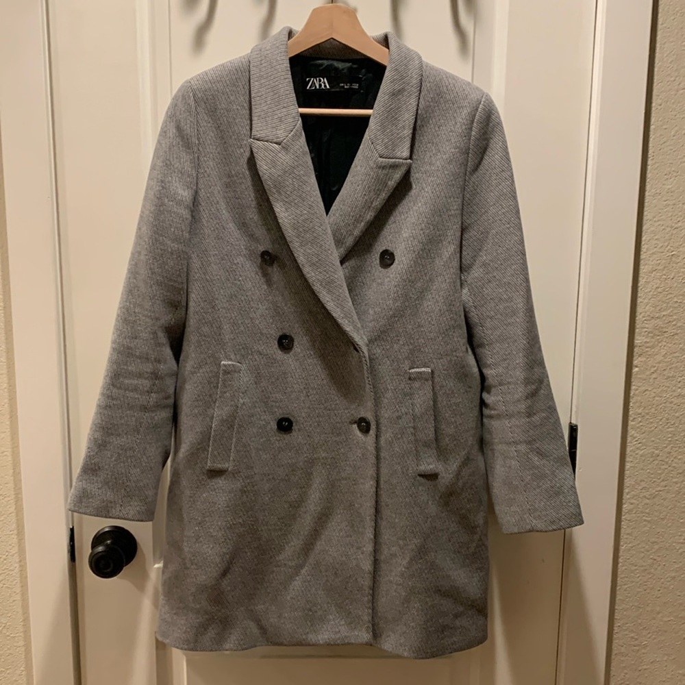 Zara double breasted coat